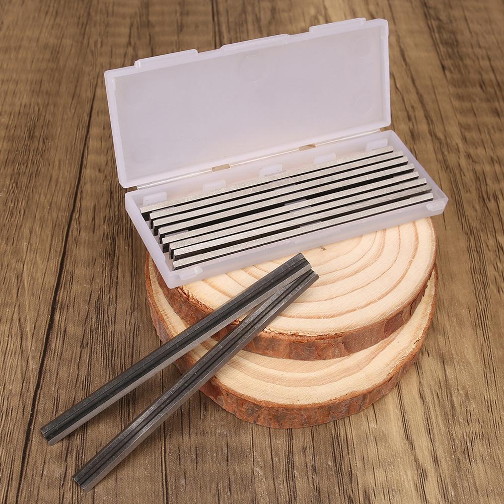 10pc/Set 82mm Carbide Portable TCT Planer Knife Blades Replacement for MAKITA Bosch DeWalt Black&Decker Ryobi Handheld Planers