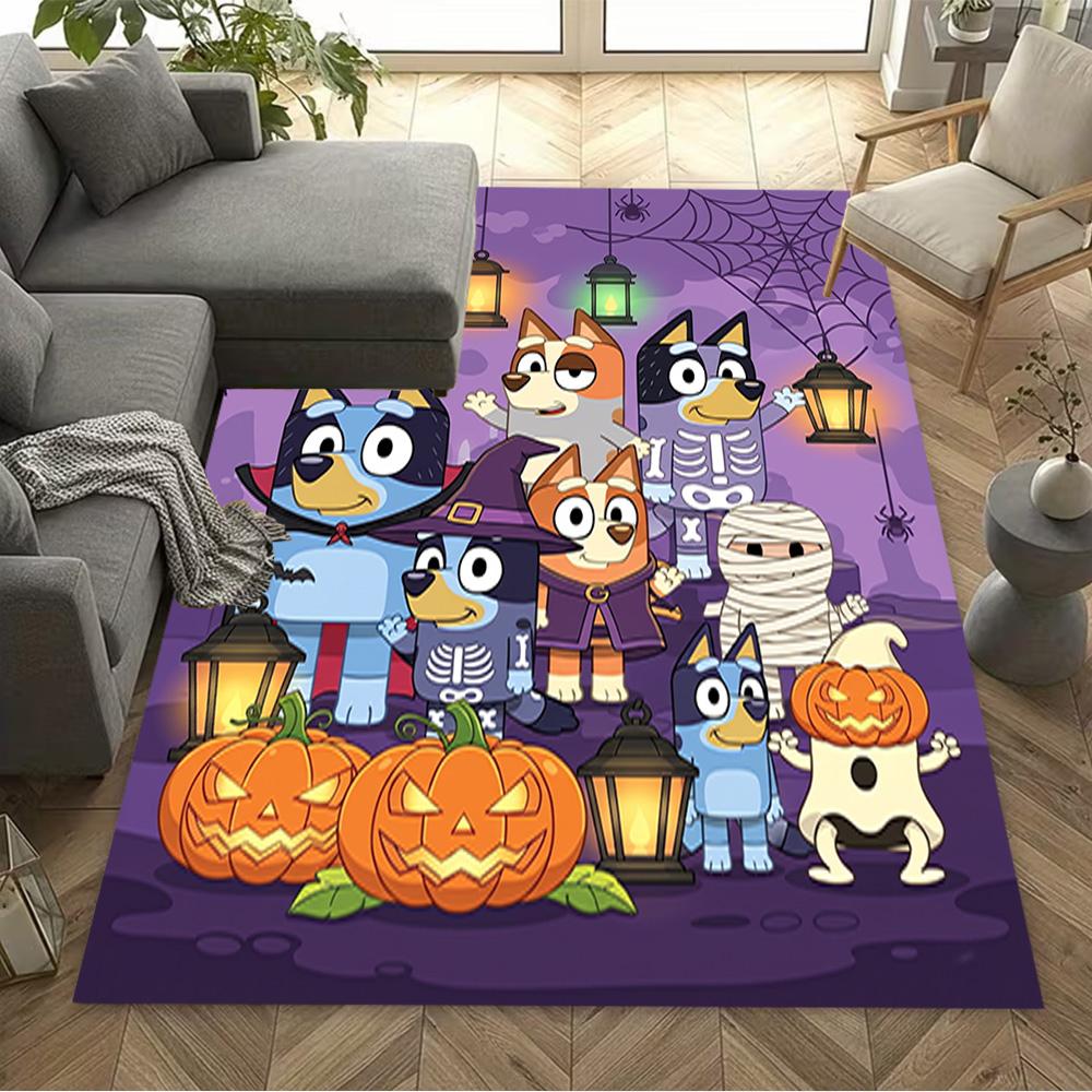 Halloween Party Cemetery Carpet Perfect for Entryway Hallway Kitchen Living Rooms Antislip Carpet Office home decor Best for Christmas
