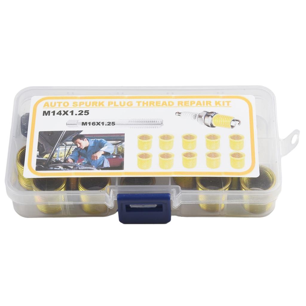 Professional Thread Repair Tool Set M14X1 25 Inserts and M16X1 25 Tap Stainless Steel for Engine and Diesel Applications