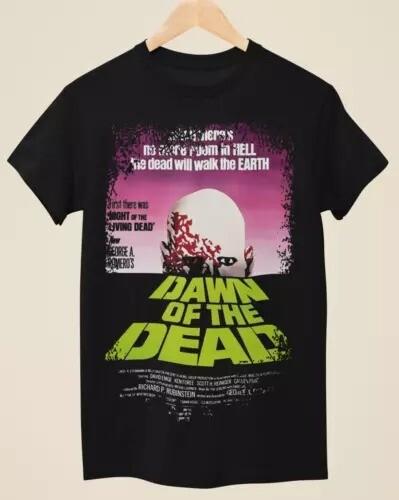 

Dawn of the Dead - Movie Poster Inspired Unisex Black T-Shirt Unisex T-Shirt XXXXL