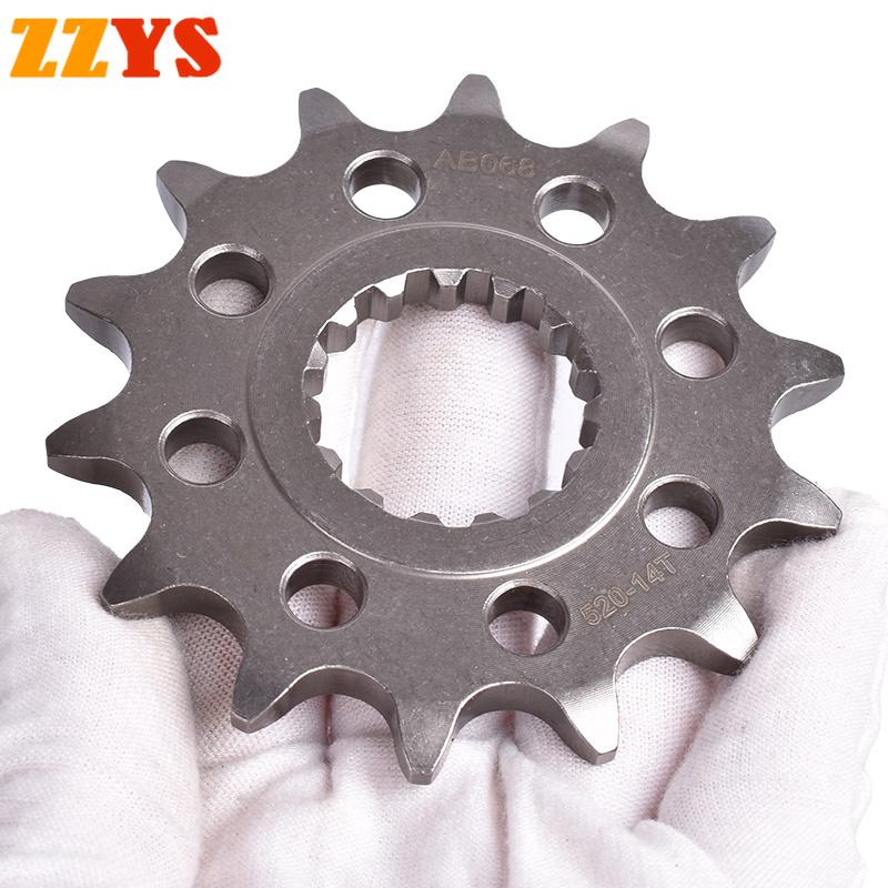 520 14T Tooth Front Sprocket Gear Star Pinion For Yamaha ATV YFM700 2006-2024 18 2019 2020 2021 2022 2023 YFM700R YFM Raptor 700