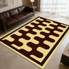 Modern Style Carpet Simple Bedroom Decor Bedside Trendy Art Indoor Floor Mat Plaid Easy Cleaning Non-slip  Soft Rug Customizable