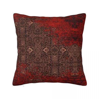 Red Vintage Oriental Traditional Moroccan Artwork Throw Pillow Sofa Cushion Sofa Cushions Covers
