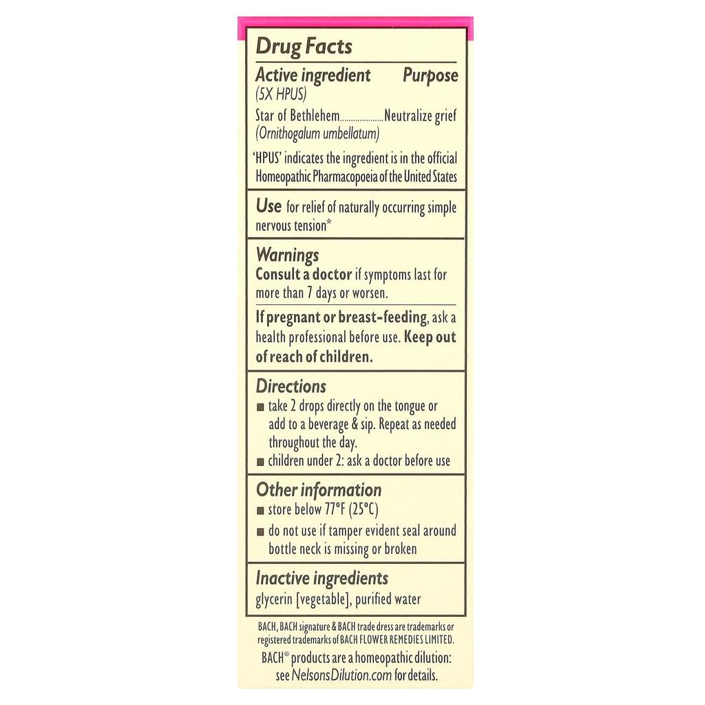 Originalflower Remedies, Star of Bethlehem, 10Ml(0.35Fl Oz)