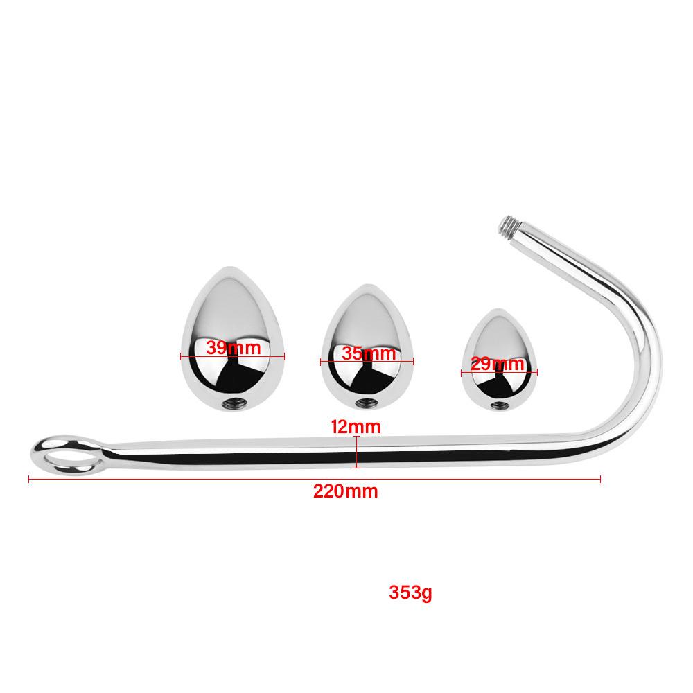 Metal Anal Hook BDSM Sex Toys Anal Ball Butt Plug Bondage Prostage Massager Anal Dildo Chastity Drop Shipping
