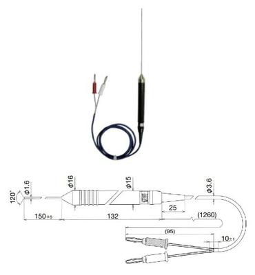 KYORITSU Temperaturfühler MODELL 8408 K-Typ (Luft, Gas)