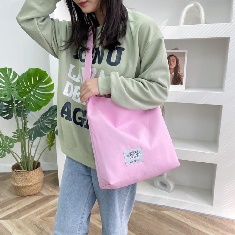 Big Capacity Crossbody Bag Canvas Shopping Bag Crossbody Shoulder Bag