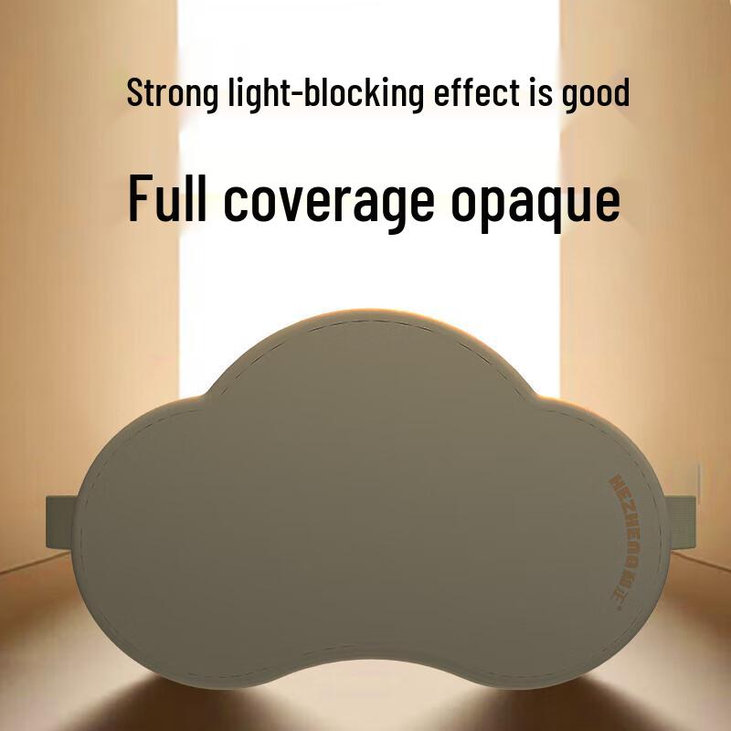 Blackout Sleep Eye Mask with Integrated Earplugs