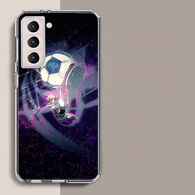 Blue Lock Anime Phone Case for Samsung A16 A17 A26 A36 A56 A57 A55 A54 A37 A15 A25 A35 A14 A24 A34 Galaxy Note 20 10 A07 A06 A04