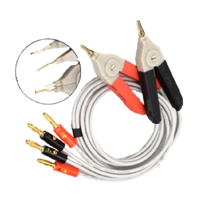 LCR Meter Test Leads Clip Terminal-Line High Quality Four Wire Lead Probes Clip