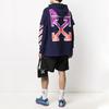 Off-White Ss21 Layered Hoodie Men Tops Purple OMBB051R21FLE0024632