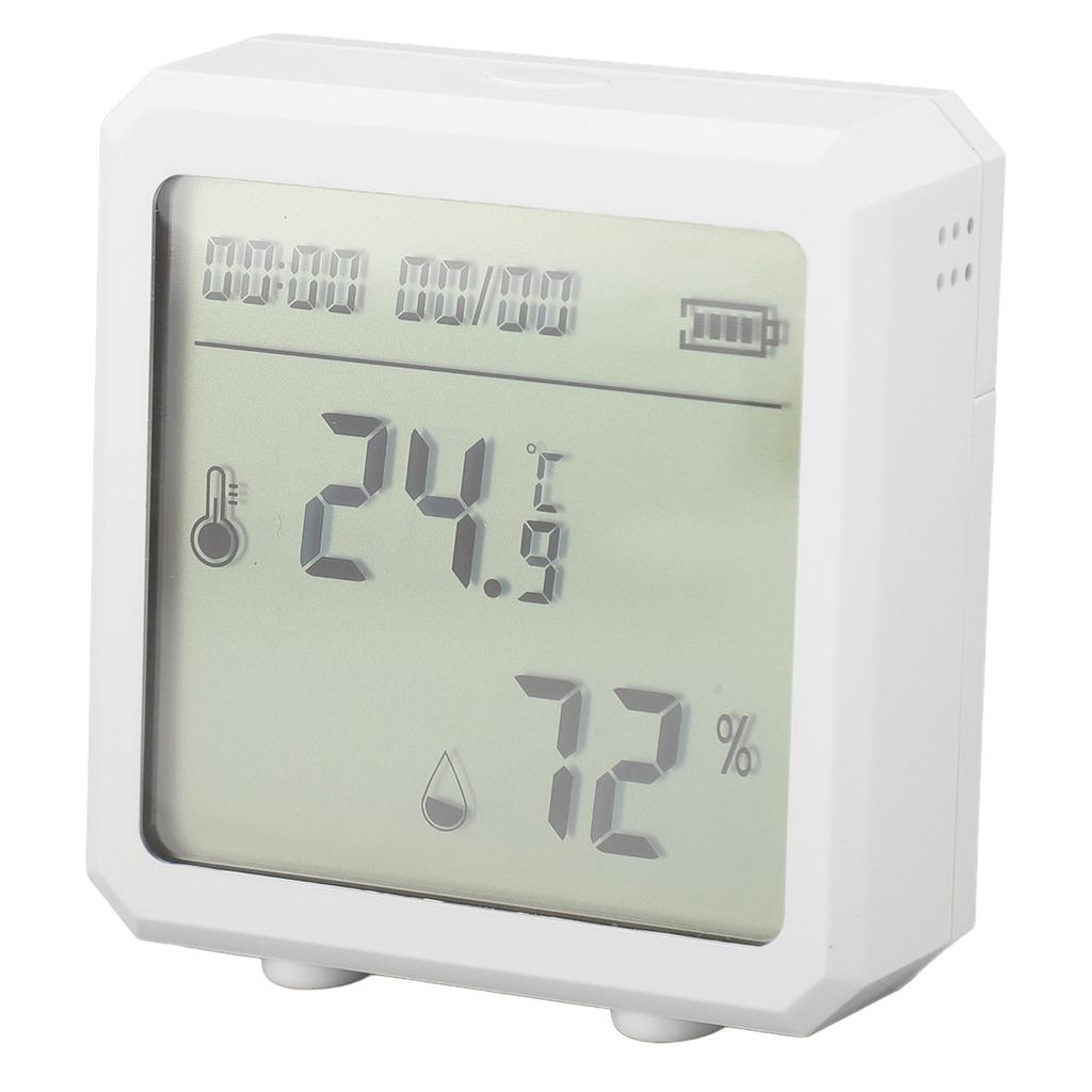 Temperature Humidity Meter LCD Display Wifi Alarm Function Voice Support Digital Hygrometer Thermometer for Indoor