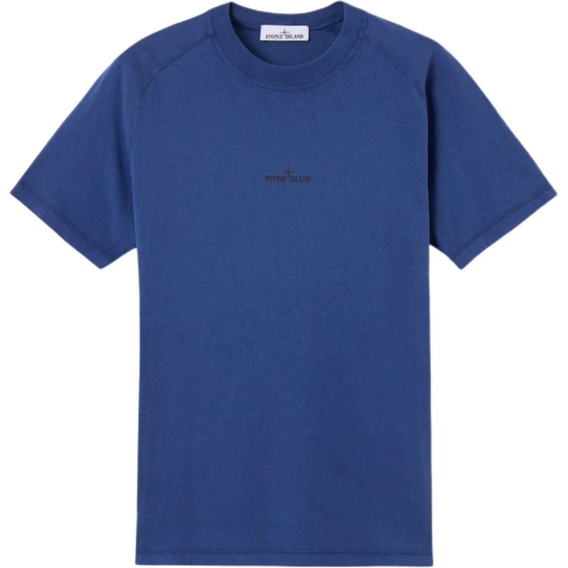 

Stone Island Round Neck Logo Slim Fit Raglan Short Sleeve T-Shirt Men Tops Navy-Blue K1S1521000-20S0080-V0028 XXL