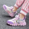 Winter 2025 Girls' Plus Velvet Running Shoes with Rotary Button