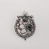 Natural Labradorite Gemstone 925 Sterling Silver Handmade Jewelry Pretty Necklace Pendant 1.9" For Women CP-44-32