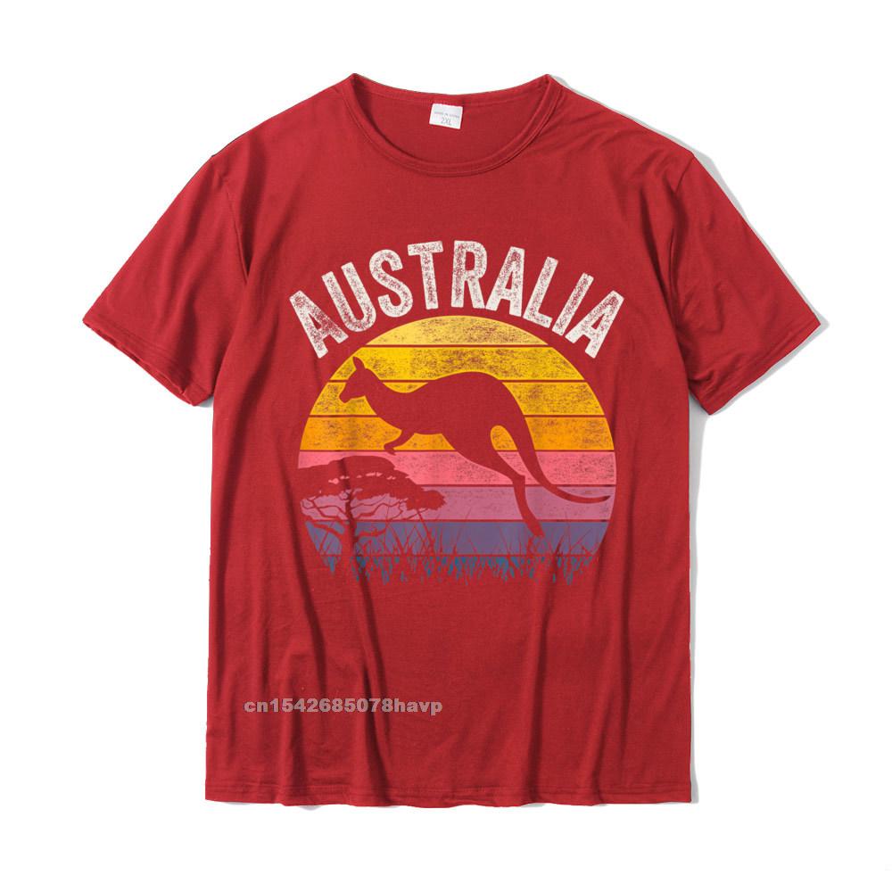 Australia Day Shirt Funny Australian Kangaroo Vintage Gift TShirt Cotton Tops Tees For Unisex Casual Top TShirts Birthday Coupons