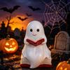 Ghost Reading Book Lamp Resin Decor For Halloween Parties And Gift Giving