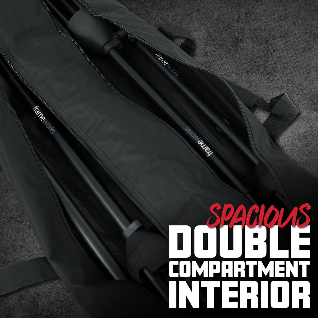 GATOR GPA Speaker Accessory Series Nylon Case for Two Speaker Stands (GPA-SPKSTDBG-58DLX) [Official Japanese Product]