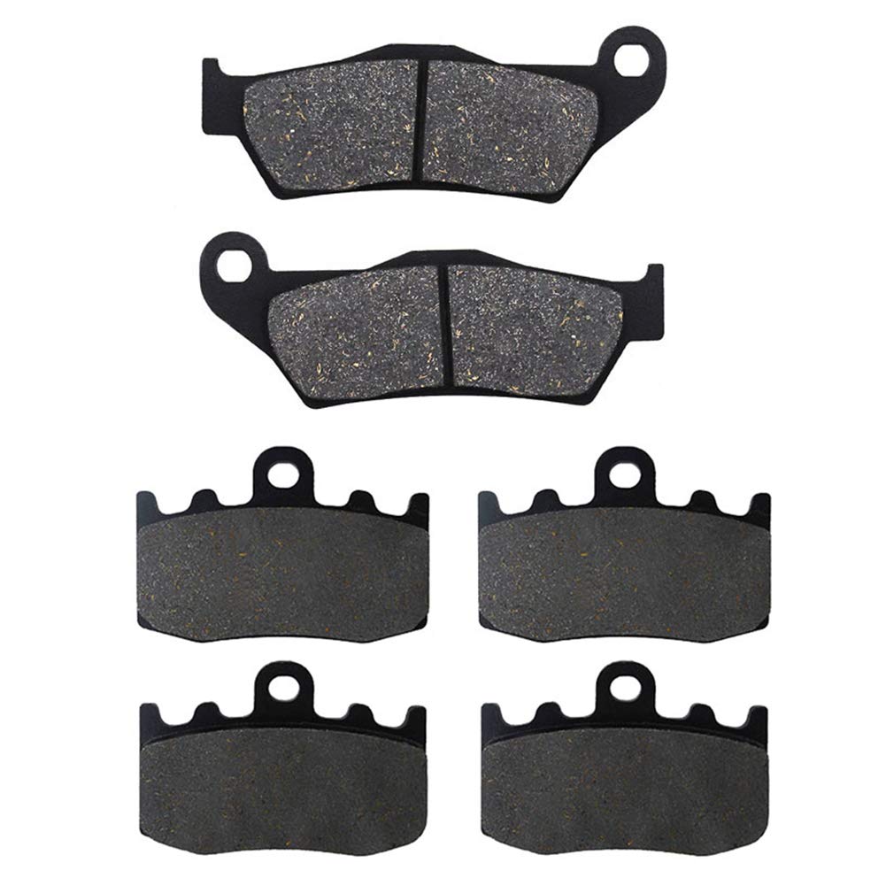 AHL Motorcycle Brake Pad Kit for BMW R1200S R1200ST R1200 RT K1200 S and K1200 GT Pin Rear Pad (2006-2010), (2003-2008), (2003-2013), (2003-2008), (2