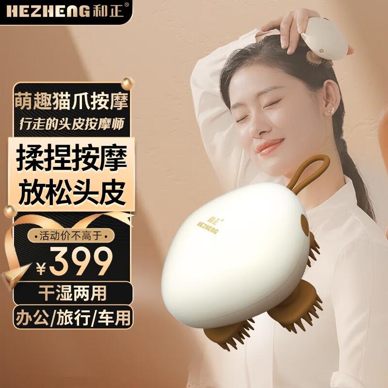 Cute Cat Claw Wet & Dry Head Massager