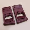 1 Pair Front Dash Cup Holder Trim Red Fit for Toyota Hilux Vigo Fotuner 2005 2006 2007 2008 2009 2010 2011 2012 2013 2014