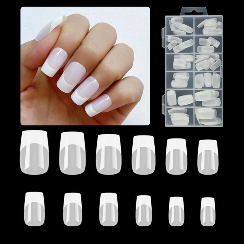 European American Style French Press On Nails Extensions for Nail Enthusiasts