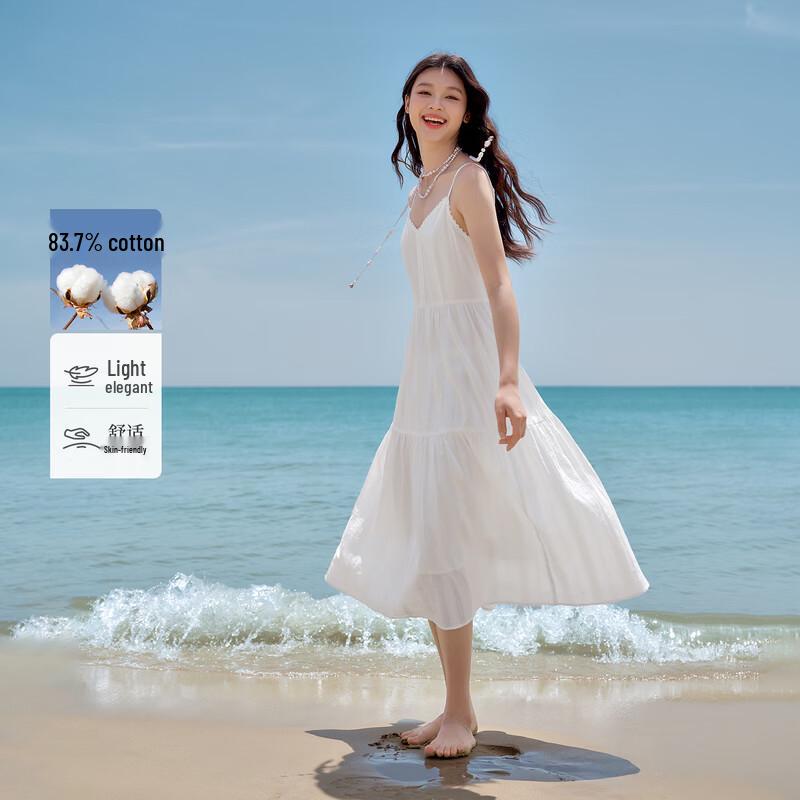 

Элегантное midi-платье без рукавов с кружевной отделкой и V-образным вырезом S