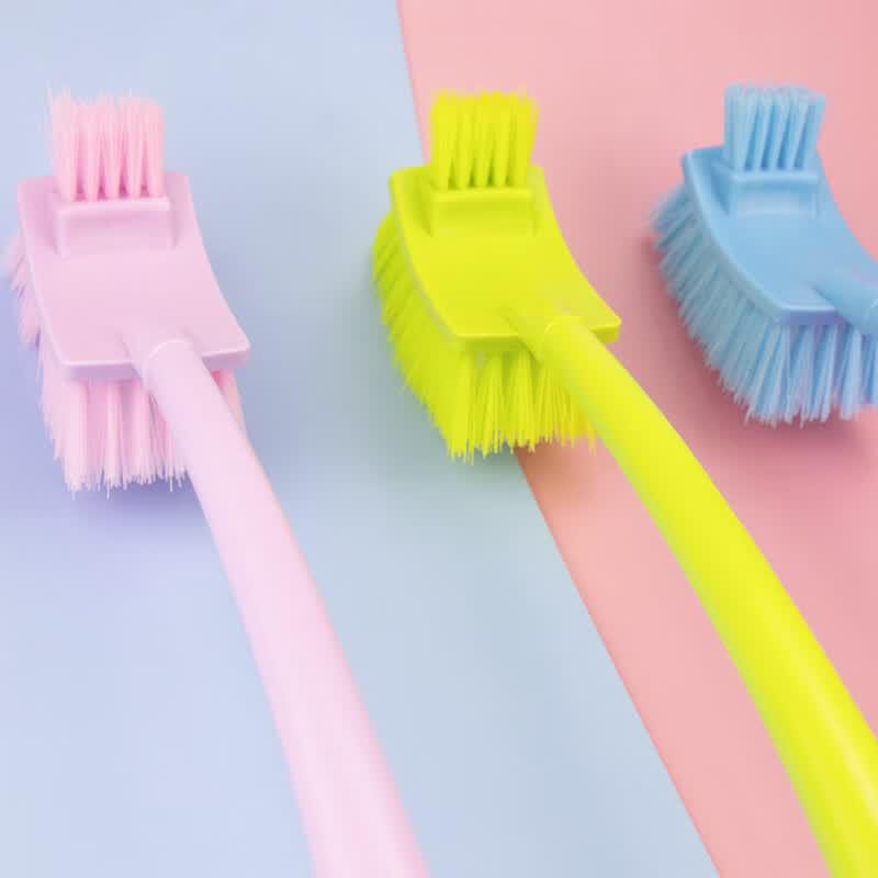 Haistick HK-8035 Double-Sided Long Handle Toilet Cleaning Brush