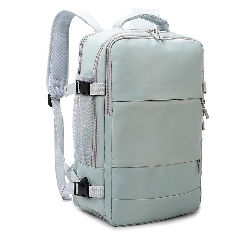 

Дорожный рюкзак большой емкости для женщин, большой емкости, водонепроницаемый, противоугонный, повседневный рюкзак с ремнем для багажа, сумка для мамы One Size зелёный