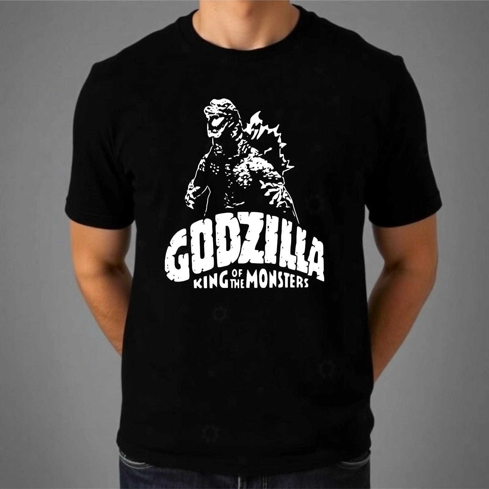 Godzilla T-shirt King Of The Monsters Dino Lovers Outdoor Top Men s Gift Tee XL