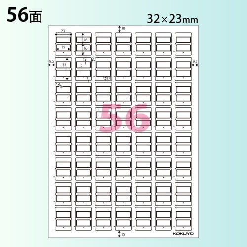 KOKUYO Color Laser Inkjet Tack Index with Protective Film KPC-T1692B