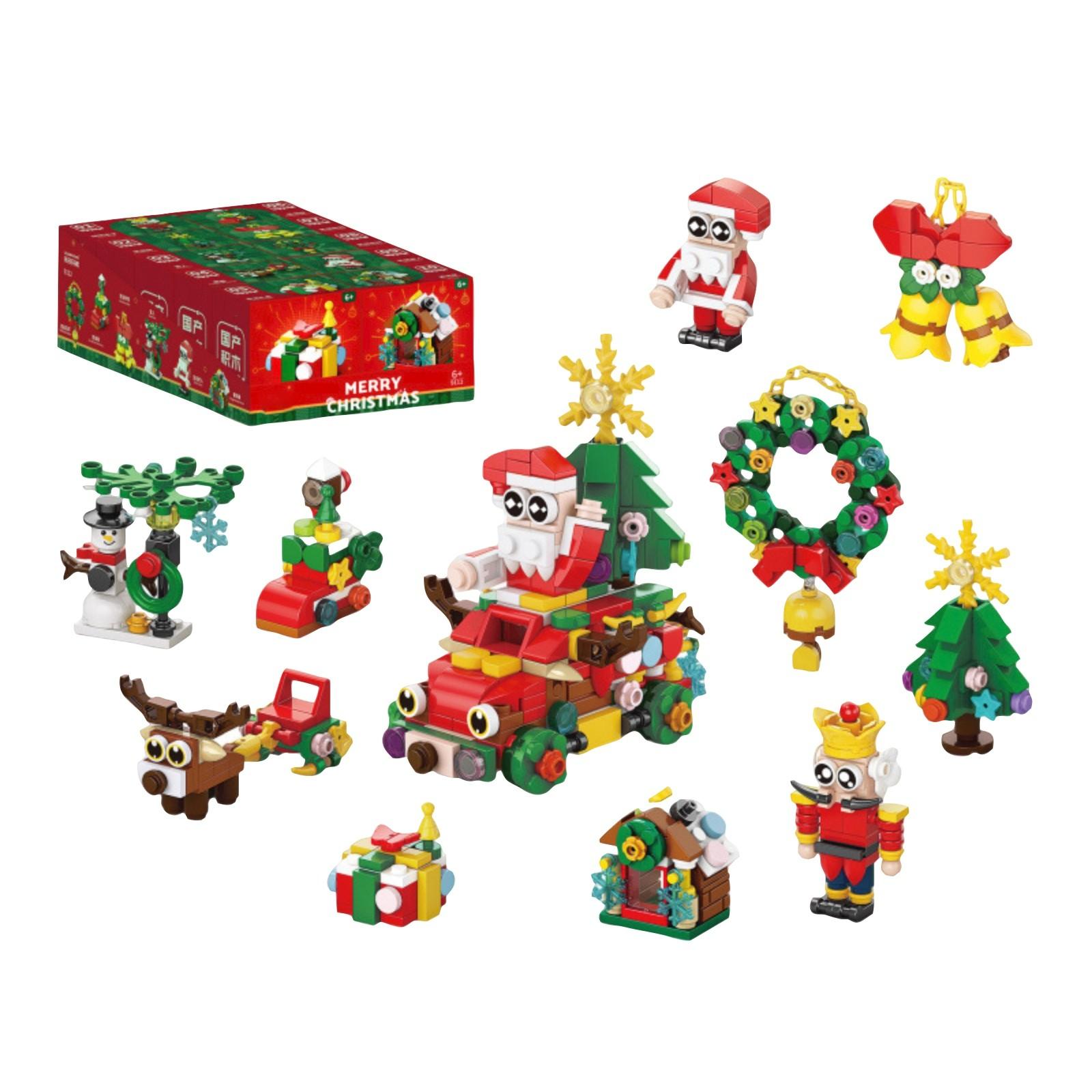 

Рождественский конструктор Рождественская елка Олень Сборка СантаКлаус Подарок One Size