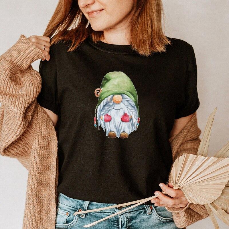 Christmas 2022 Goth Buy Gnome Aesthetic Clothes Christmas Gnome Graphic T Shirts 2022 Womens  Leopard Print T Shirts Gothic Women Black Top At Affordable Prices — Free  Shipping, Real Reviews With Photos — Joom