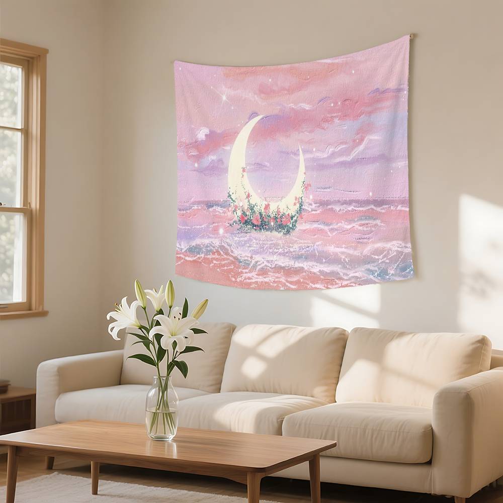 Landscape Oil Painting Tapestry Wall Hanging Tapestry Art Deco Blanket Curtain Hanging At Home Bedroom Living Room Decor
