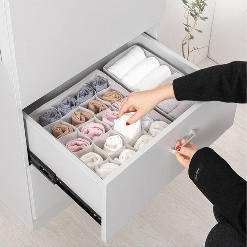 Stoffschubladen-Organizer-Box für Lingerie, Unterwäsche, BHs und Socken