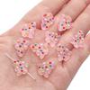 [15X16mm] Hand-painted Christmas Tree Beads Glass Christmas Tree Beads DIY Handmade Christmas Jewellery Accessories 1pc