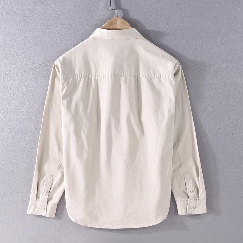 Men's Asymmetric Button Detail Roll Up Sleeve Camp Collar Shirt Casual Streetwear Top