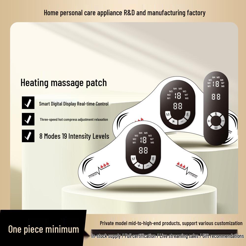 Cross-border EMS Automatic Double Pulse Waist Massage & Sculpting Device