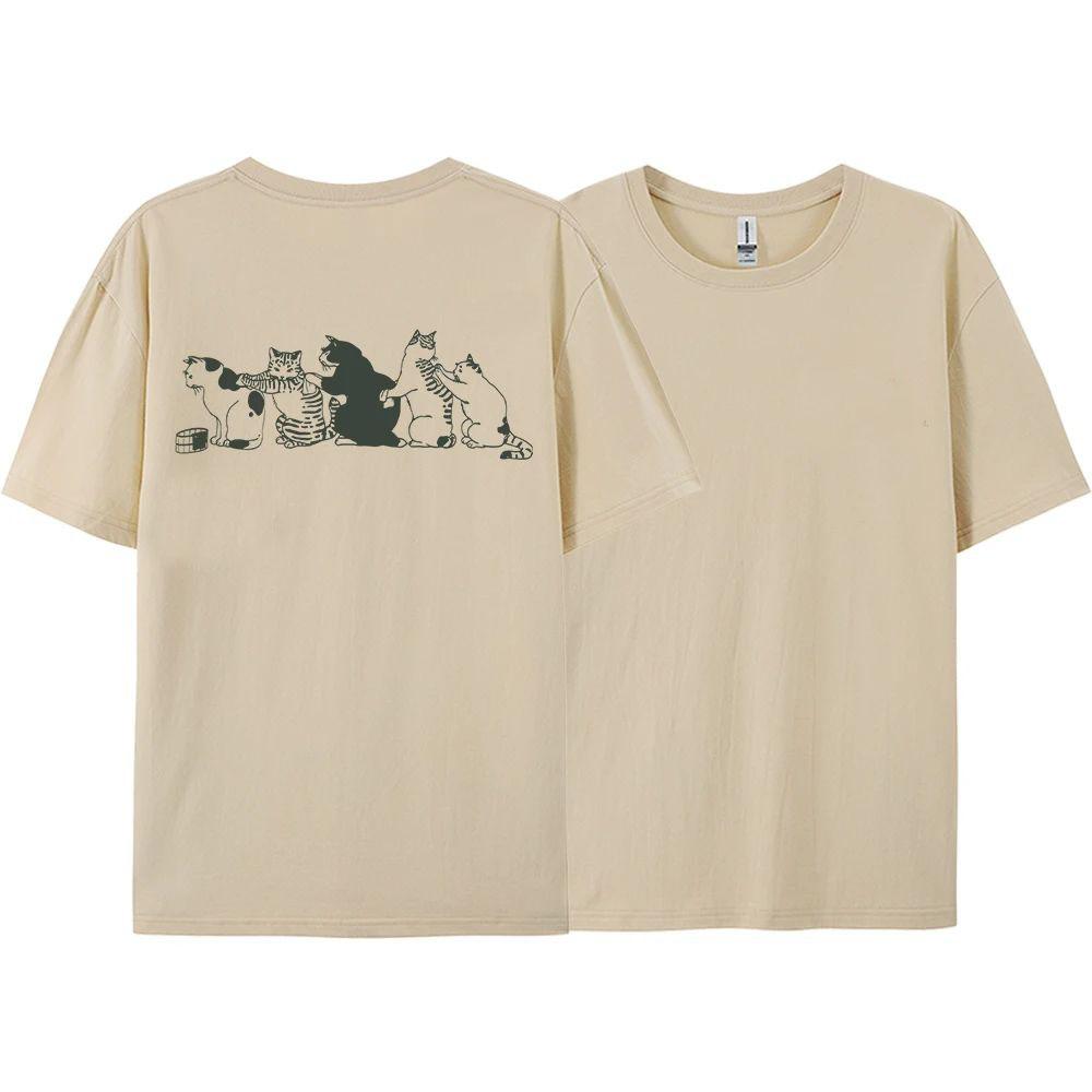Best-Selling Pure Cotton T-Shirt for Summer Casual and Loose-Fitting Breathable Sweat-Absorbent