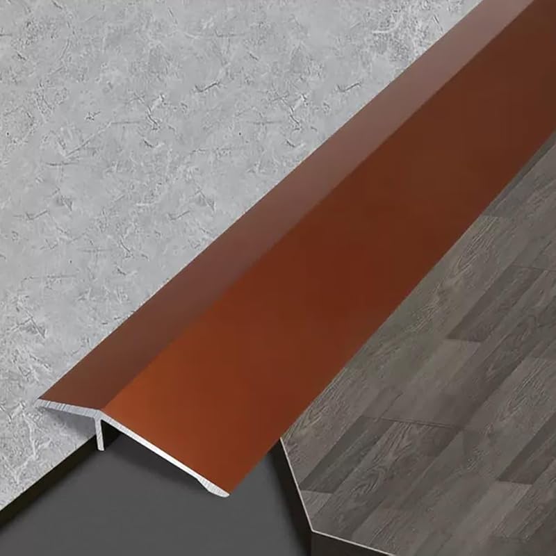 MAGILL Aluminum Floor Transition Threshold Strip, Interior Threshold Reducer for Wood To Tile/Carpet To Tile Transitions Edge Bar, Cuttable (Color :