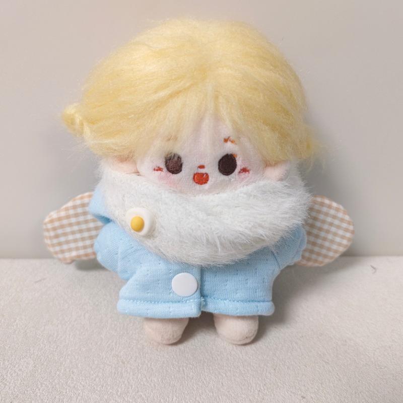 10CM Cotton Doll Outfit: Hooded Sweatshirt & Scarf Set