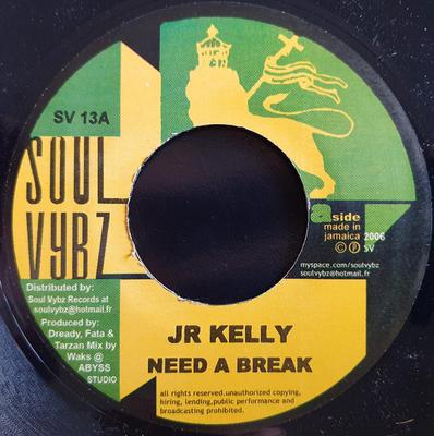 7inch Record JUNIOR KELLY / MR. FLASH - Need A Break / Daily Bread SV13 Soul Vybz 2006 France Reggae, Ska & Dub Used