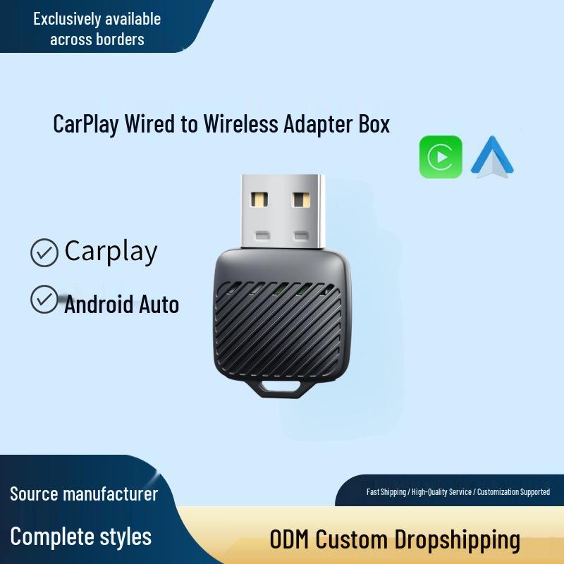 

2-in-1 Wireless CarPlay & Android Auto Adapter Other чорний