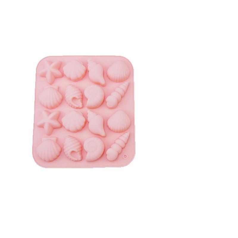 Seashell Silicone Molds, Ocean Themed Chocolate Molds,Shell,Starfish,Conch Candy Mold, Reusable For Cake Decoration,Party Treats