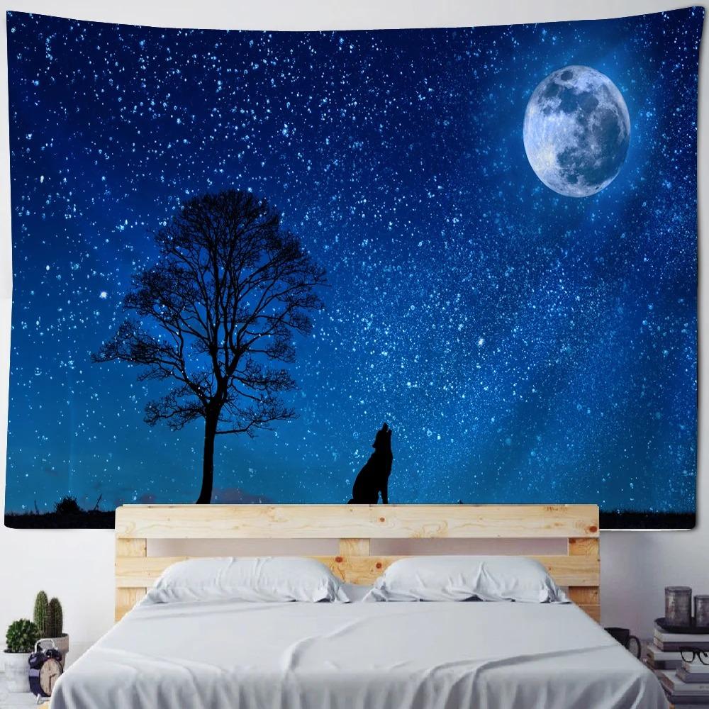 Evening Sunset Decorative Tapestry Office Living Room Decoration Home Wall Tapestry