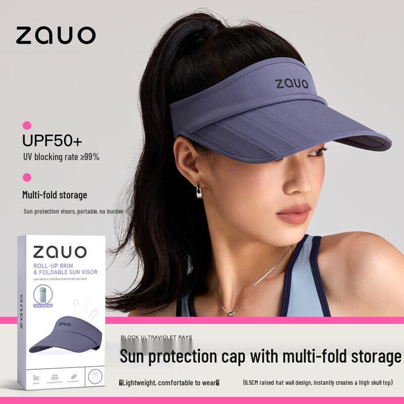 Zauo Women s Foldable UV Protection Sun Visor Hat