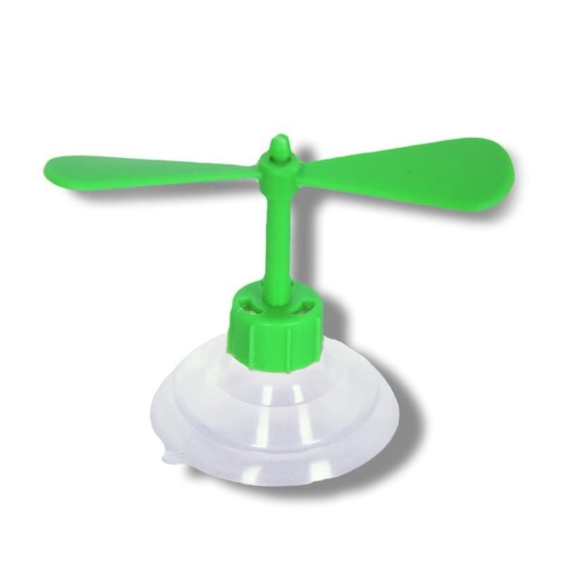 

Портативный шлем для мотоциклов с ветряным двигателем, светящийся бамбуковый листовой пропеллер зелёный