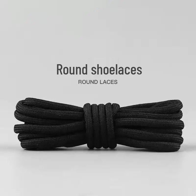 Dr. Martens Black & White Dad Sneakers with Semi-Circular Rope Round Shoelaces