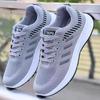 Men's shoes spring new soft-soled comfortable casual shoes fly-woven mesh breathable lightweight outdoor sports platform shoes