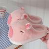Women's Cute Cartoon Capybara Cotton Slippers - Warm Winter Plush Home Wear